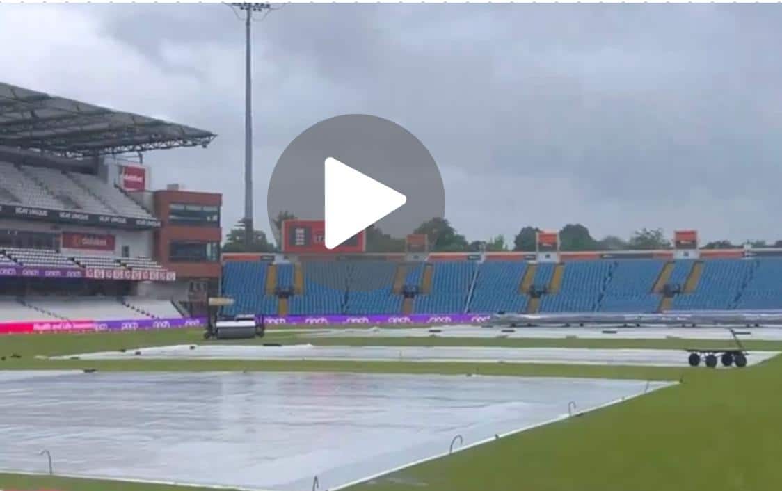 [Watch] ENG Vs PAK 1st T20I Under Threat As Rain Drenches Headingley Park